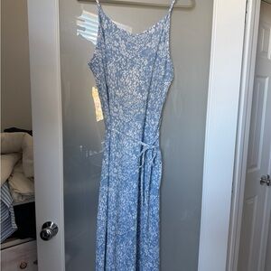 Hayden Light Blue Patterned Dress